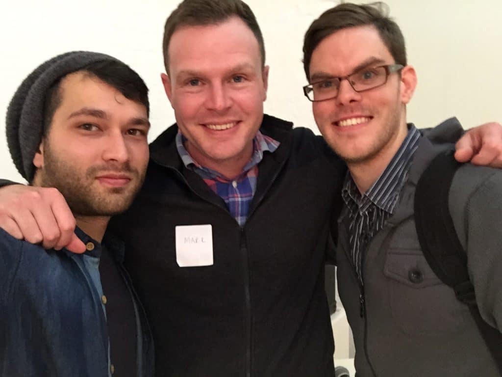 From Left: Leo Gopal (me), Mark Forrester (co-founder of WooThemes), Richard Miles.